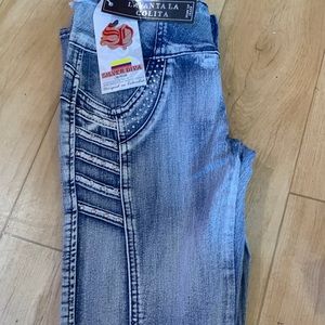 Silver Diva Columbian Jeans